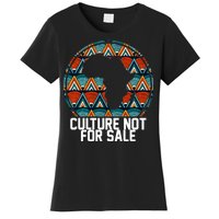 Culture Not For Sale Black History African Pride Women's T-Shirt