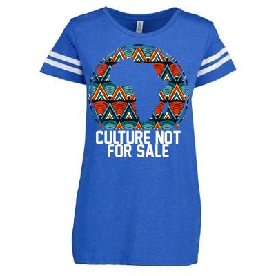 Culture Not For Sale Black History African Pride Enza Ladies Jersey Football T-Shirt