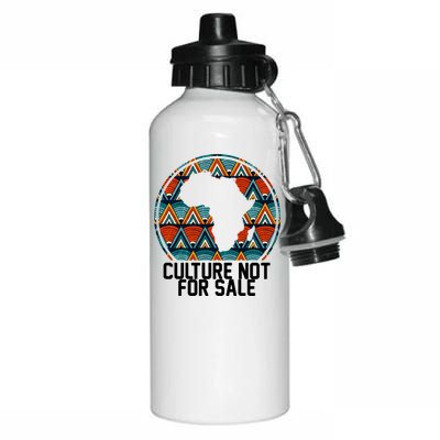 Culture Not For Sale Black History African Pride Aluminum Water Bottle