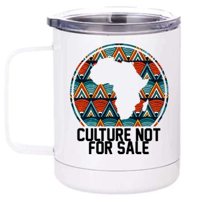 Culture Not For Sale Black History African Pride 12 oz Stainless Steel Tumbler Cup