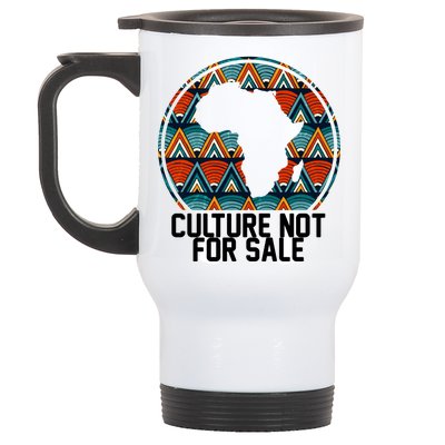 Culture Not For Sale Black History African Pride Stainless Steel Travel Mug