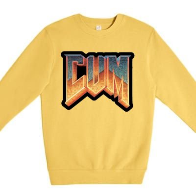 Cum Doom Premium Crewneck Sweatshirt