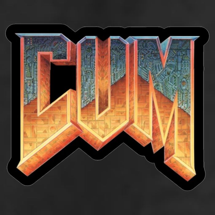 Cum Doom 7 Panel Mesh Trucker Snapback Hat