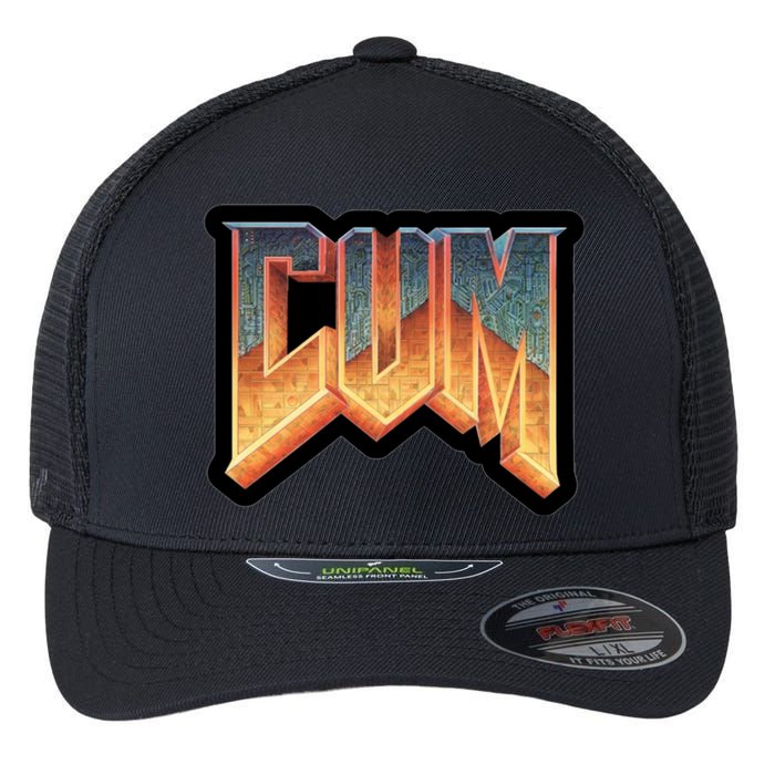 Cum Doom Flexfit Unipanel Trucker Cap