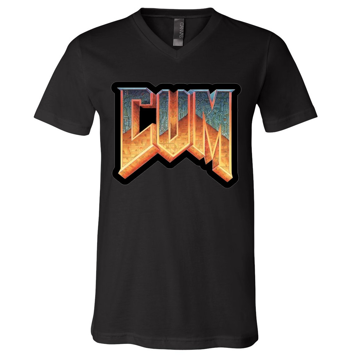 Cum Doom V-Neck T-Shirt