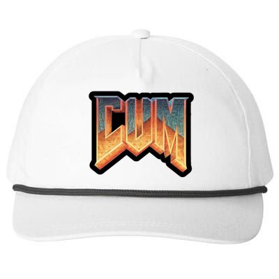 Cum Doom Snapback Five-Panel Rope Hat