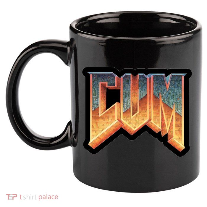 Cum Doom 11oz C Handle Ceramic Mug