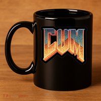 Cum Doom 11oz C Handle Ceramic Mug
