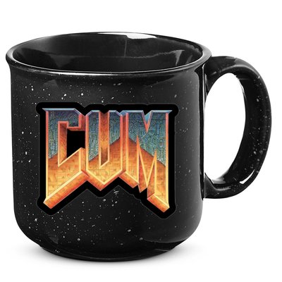 Cum Doom 15oz Campfire Ceramic Mug