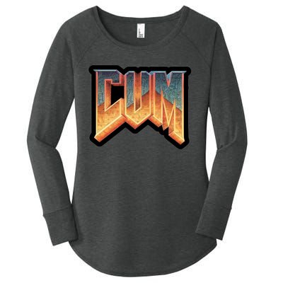 Cum Doom Women's Perfect Tri Tunic Long Sleeve Shirt