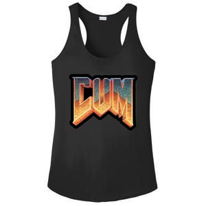 Cum Doom Ladies PosiCharge Competitor Racerback Tank