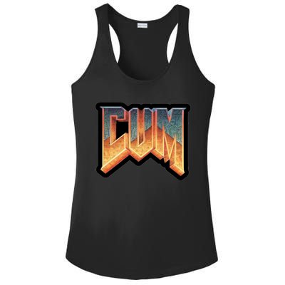 Cum Doom Ladies PosiCharge Competitor Racerback Tank