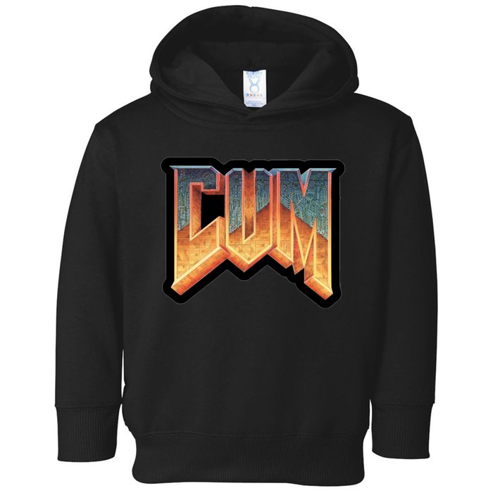 Cum Doom Toddler Hoodie