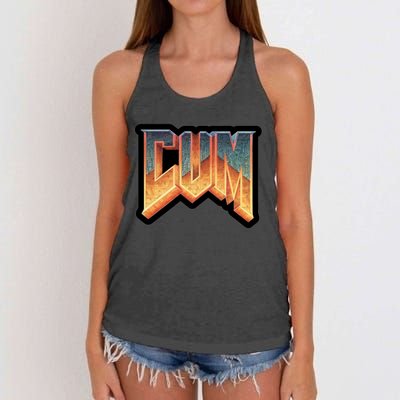 Cum Doom Women's Knotted Racerback Tank