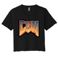 Cum Doom Women's Crop Top Tee