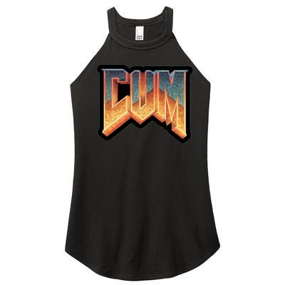 Cum Doom Women's Perfect Tri Rocker Tank