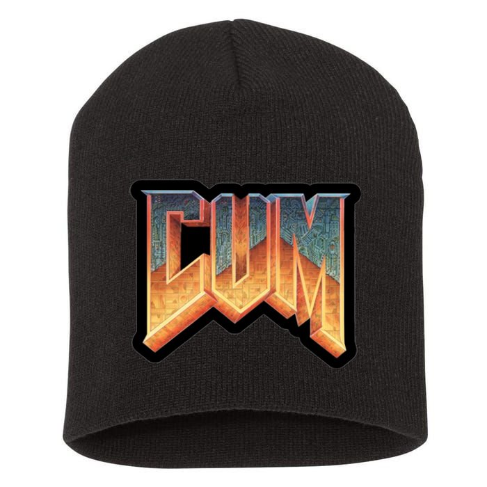 Cum Doom Short Acrylic Beanie