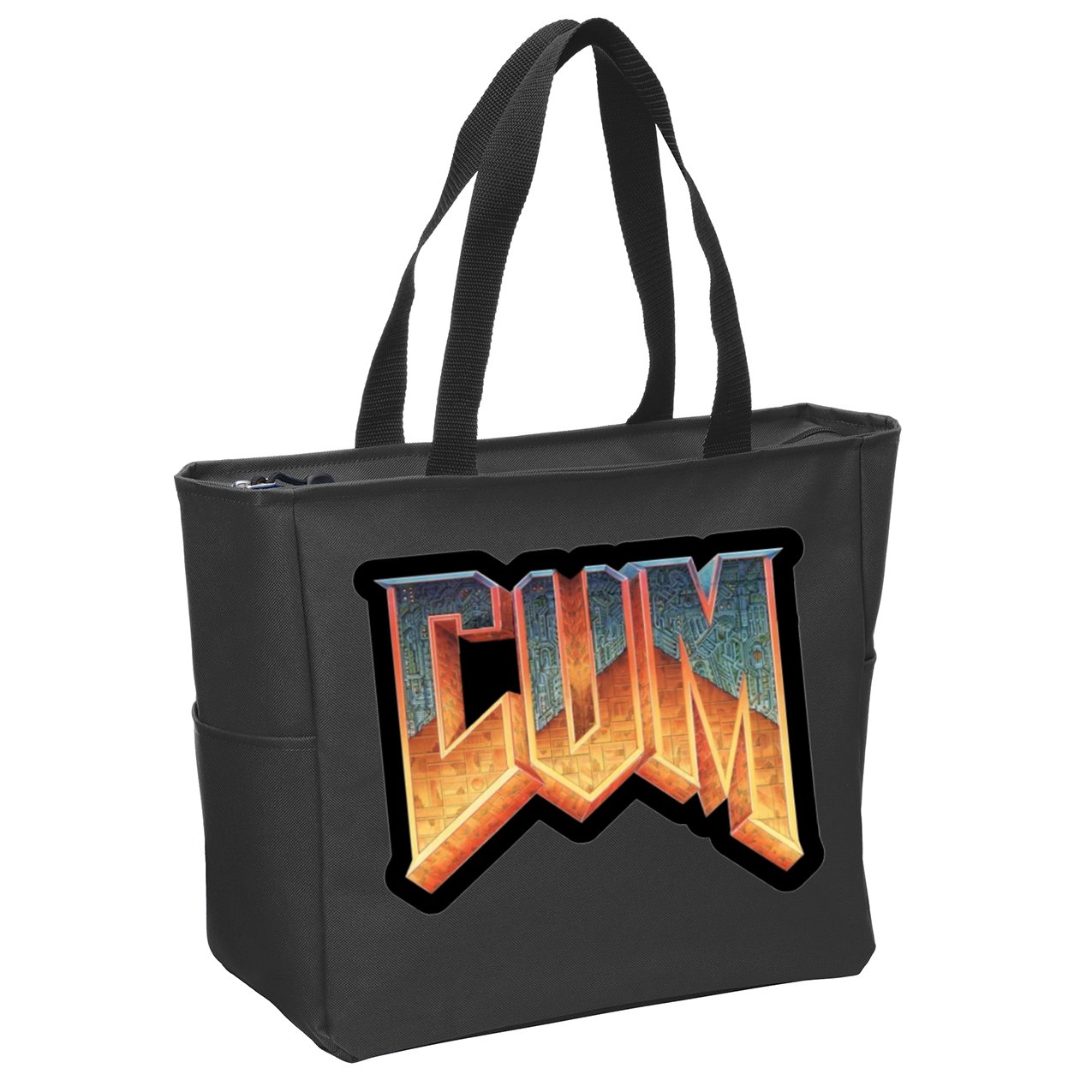 Cum Doom Zip Tote Bag