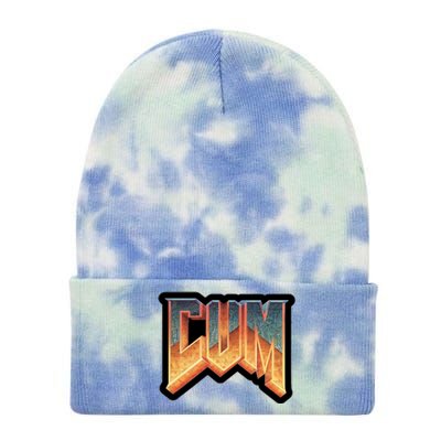 Cum Doom Tie Dye 12in Knit Beanie