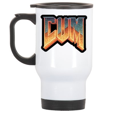 Cum Doom Stainless Steel Travel Mug