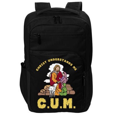 Official Christ Understands Me CUM Impact Tech Backpack