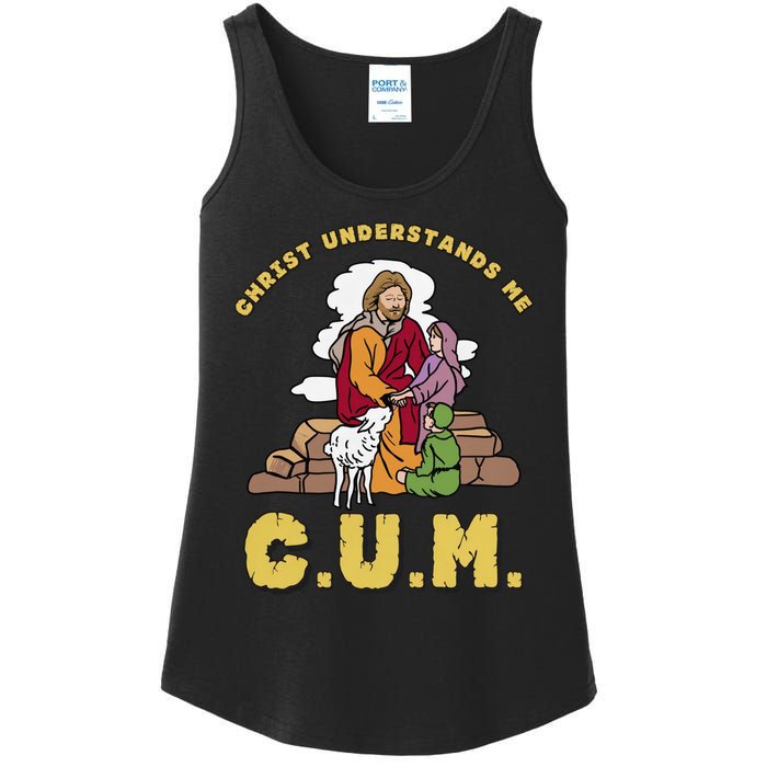 Official Christ Understands Me CUM Ladies Essential Tank