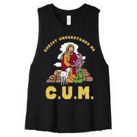 Official Christ Understands Me CUM Women's Racerback Cropped Tank