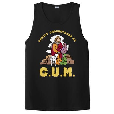 Official Christ Understands Me CUM PosiCharge Competitor Tank