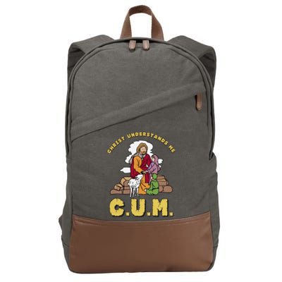 Official Christ Understands Me CUM Cotton Canvas Backpack