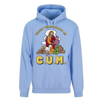 Official Christ Understands Me CUM Unisex Surf Hoodie