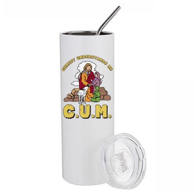 Official Christ Understands Me CUM Stainless Steel Tumbler