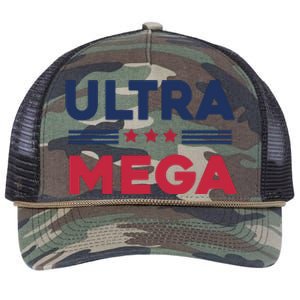 Cool Ultra Mega Vote 2024 Retro Rope Trucker Hat Cap