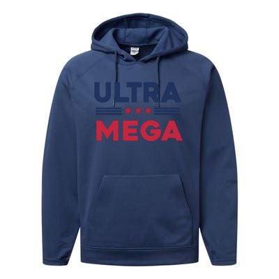 Cool Ultra Mega Vote 2024 Performance Fleece Hoodie