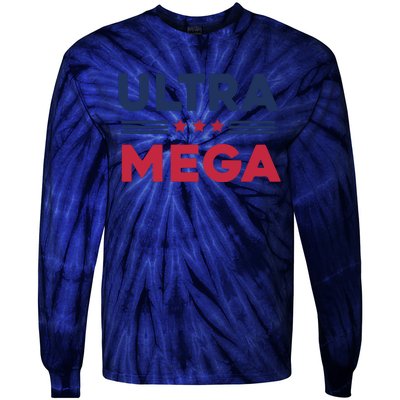 Cool Ultra Mega Vote 2024 Tie-Dye Long Sleeve Shirt