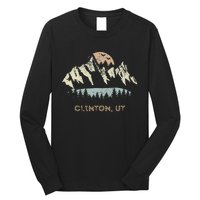 Clinton Utah Mountain Sunset Sunrise Ut Long Sleeve Shirt