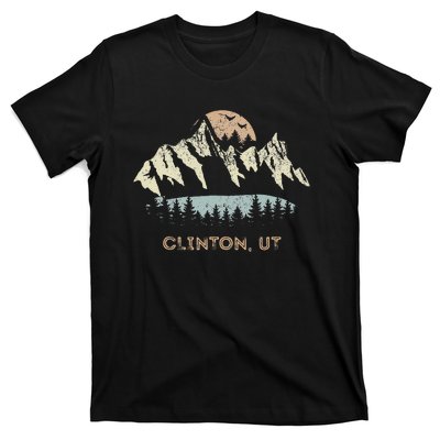 Clinton Utah Mountain Sunset Sunrise Ut T-Shirt