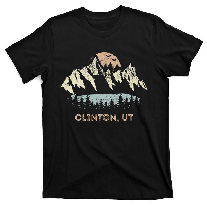 Clinton Utah Mountain Sunset Sunrise Ut T-Shirt