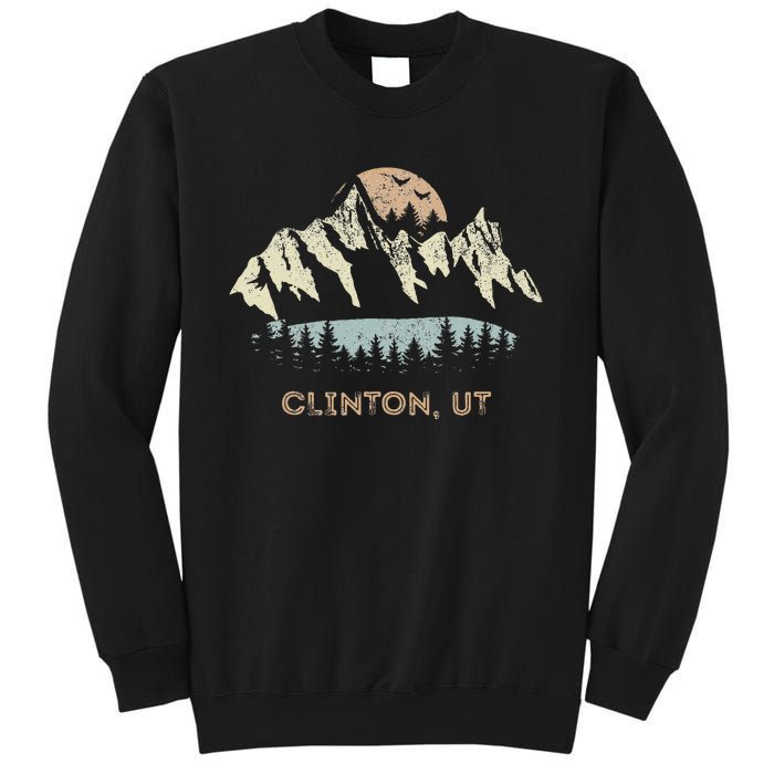 Clinton Utah Mountain Sunset Sunrise Ut Tall Sweatshirt