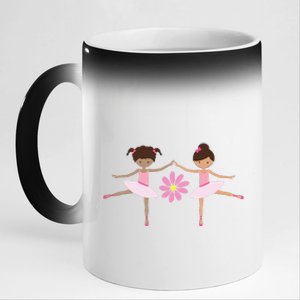 Cute Unique & Modern Ballet & Ballerina & Gift 11oz Black Color Changing Mug