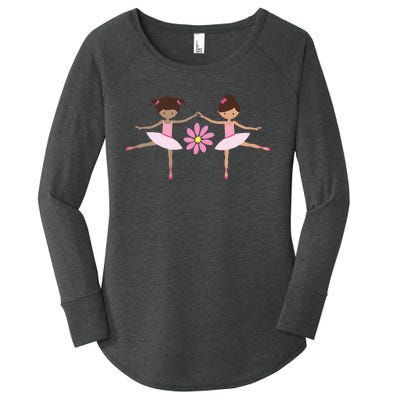 Cute Unique & Modern Ballet & Ballerina & Gift Women's Perfect Tri Tunic Long Sleeve Shirt