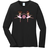 Cute Unique & Modern Ballet & Ballerina & Gift Ladies Long Sleeve Shirt