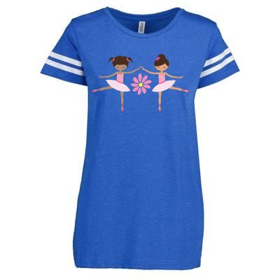 Cute Unique & Modern Ballet & Ballerina & Gift Enza Ladies Jersey Football T-Shirt