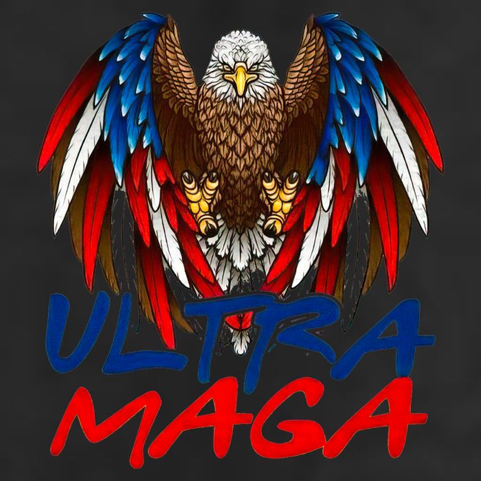 Conservative Ultra Maga 7 Panel Mesh Trucker Snapback Hat