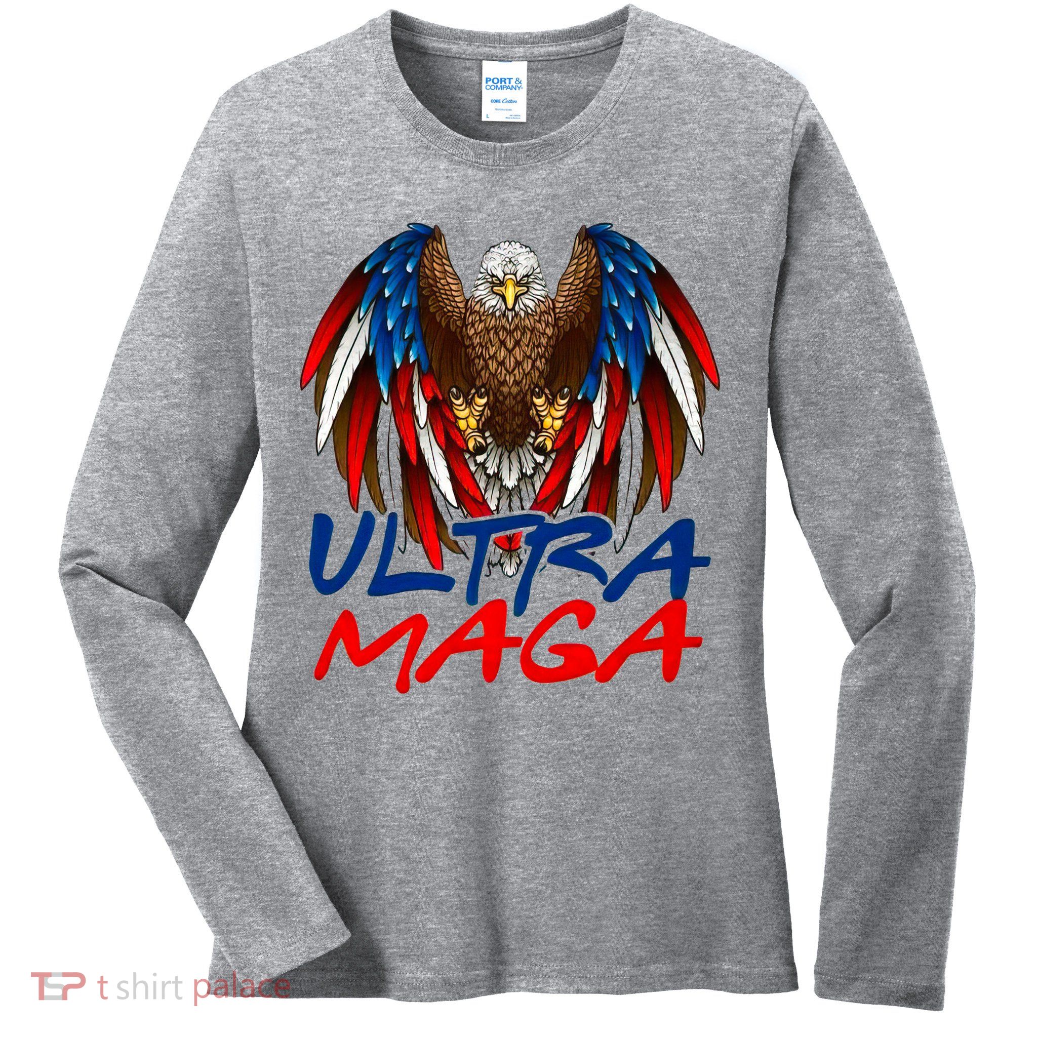 Conservative Ultra Maga Ladies Long Sleeve Shirt