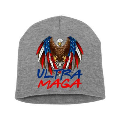 Conservative Ultra Maga Short Acrylic Beanie