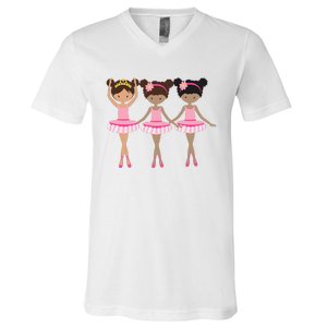 Cute Unique & Modern Ballet & Ballerina & Gift V-Neck T-Shirt