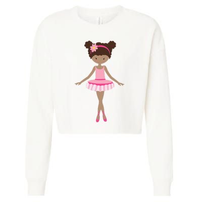 Cute Unique & Modern Ballet & Ballerina & Gift Cropped Pullover Crew