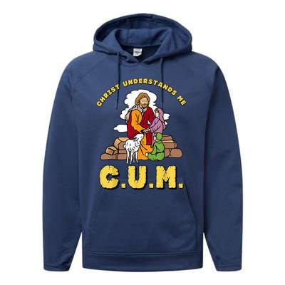 Christ Understands Me CUM Performance Fleece Hoodie