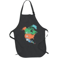 Canada Usa Mexico Cum Map Apron