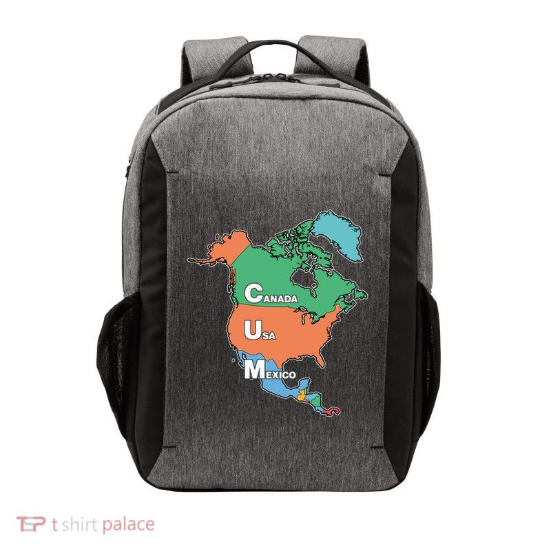 Canada Usa Mexico Cum Map Vector Backpack